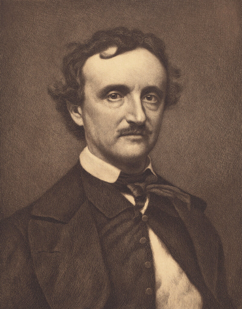 Poe often struggled to make ends meet as a writer. 