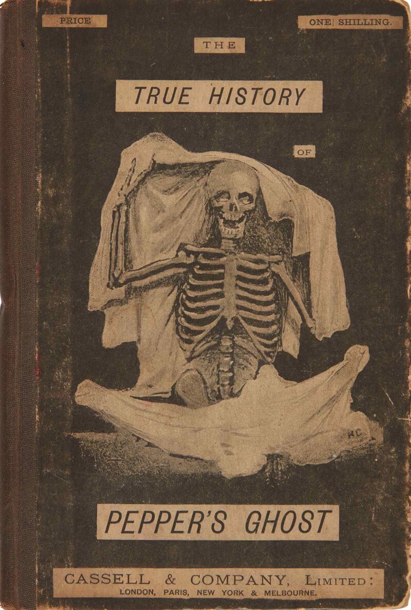 In this 1890 book from Jay's collection, John Henry Pepper discussed the technique behind the "Pepper's Ghost" illusion he popularized. 