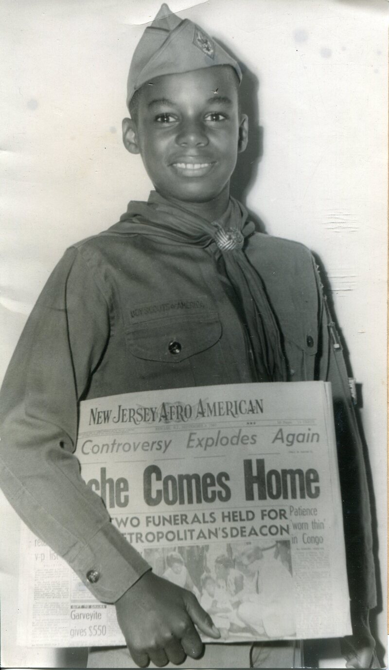 Alongside famous faces, the <em>Afro-American</em> featured residents of the communities it covered, such as Jerry Crute, who was a 12-year-old newspaper carrier in Newark in the 1960s. 