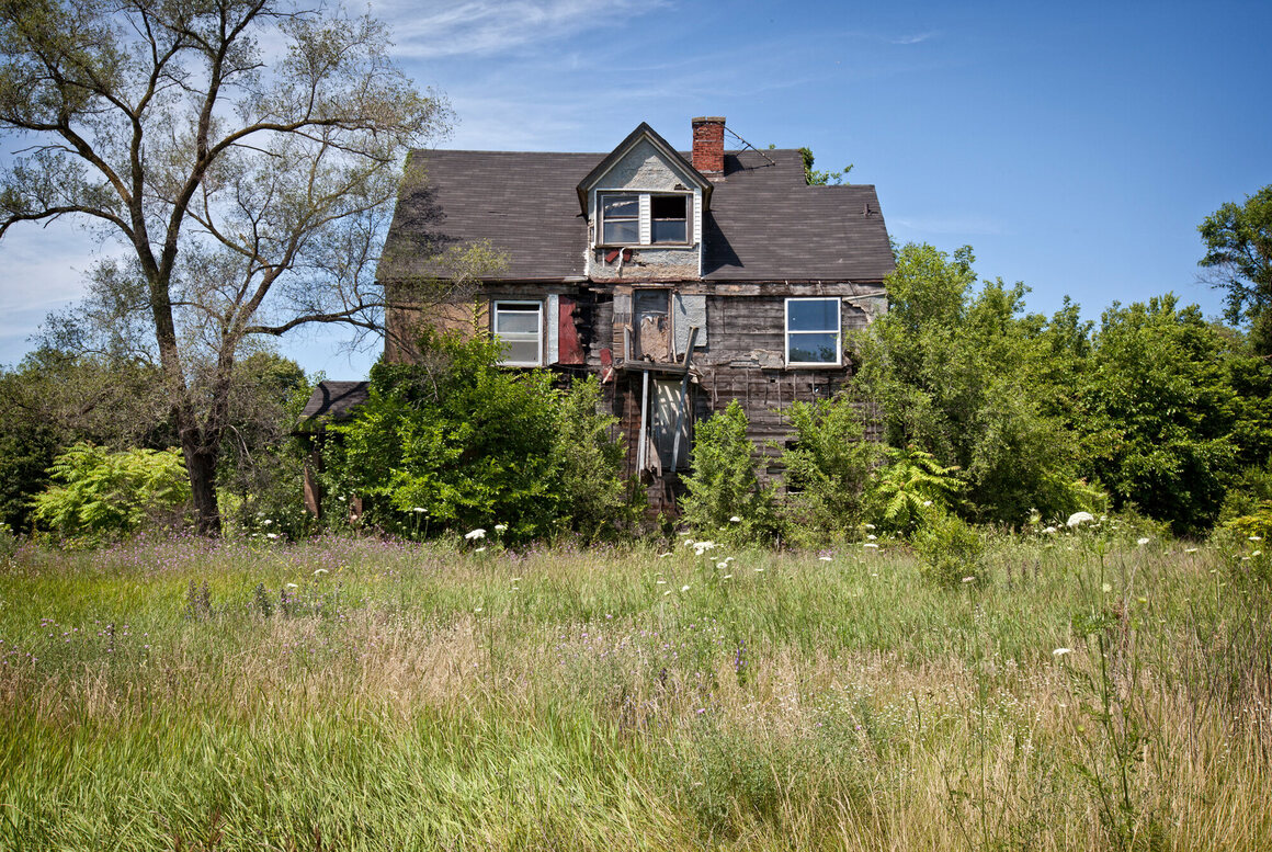 An abandoned home in Gary, Indiana.