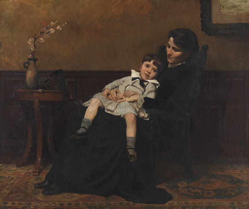 1885 painting by Cecilia Beaux, The Last Days of Childhood