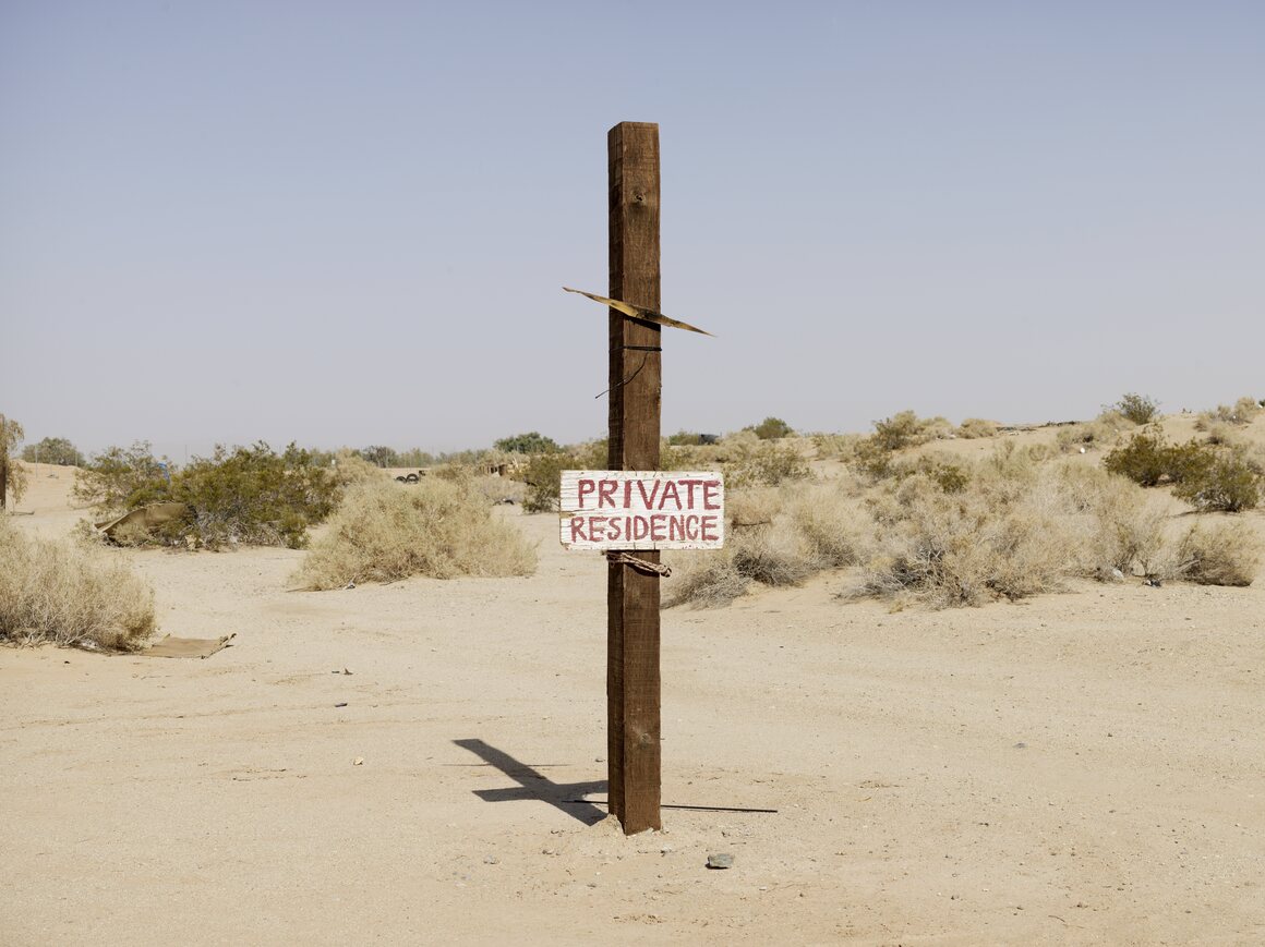 Slab City is on public land, but there are boundaries.