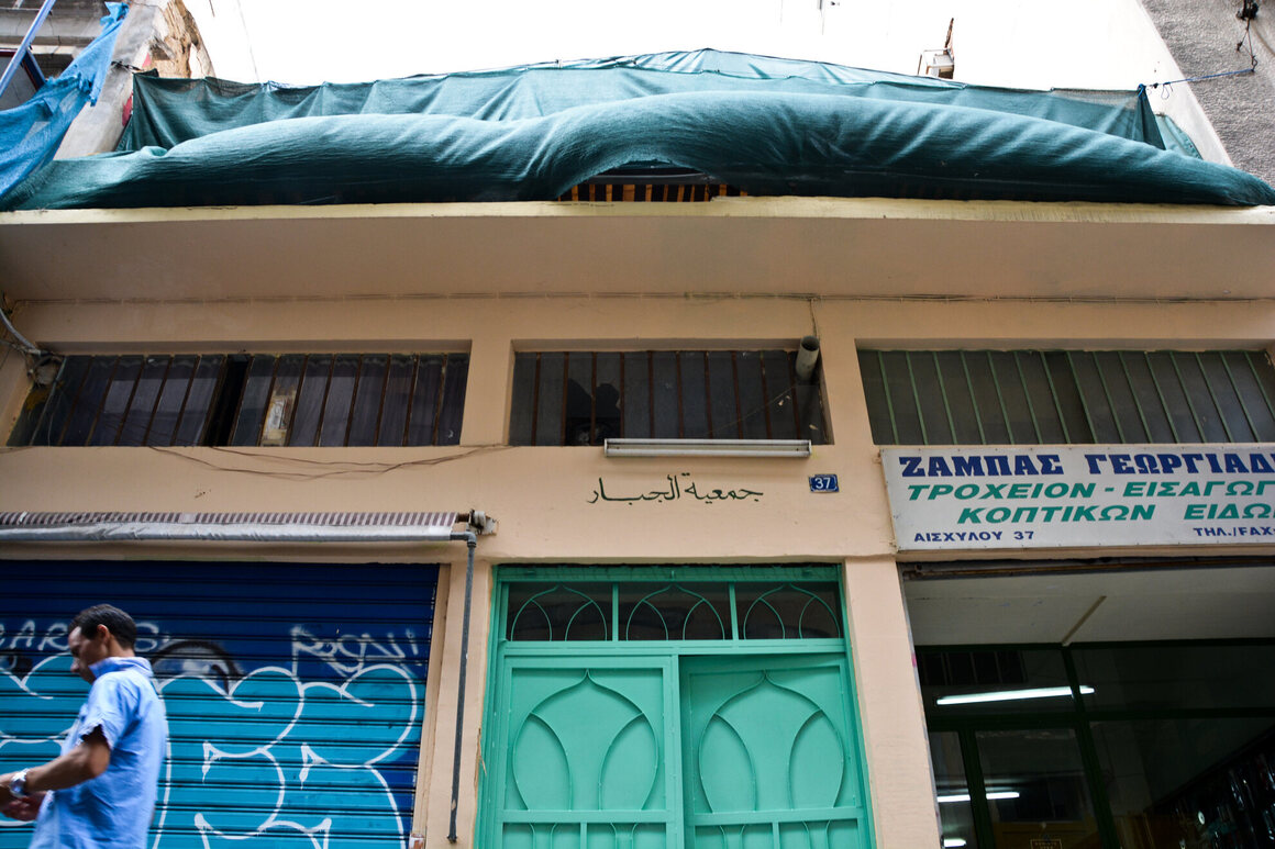 Sometimes the only way to identify these mosques is by a word or a phrase written in Arabic outside of the entrance.