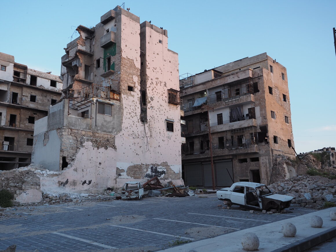 Much of Aleppo’s Old Quarter remains uninhabitable three years after fighting ceased. 