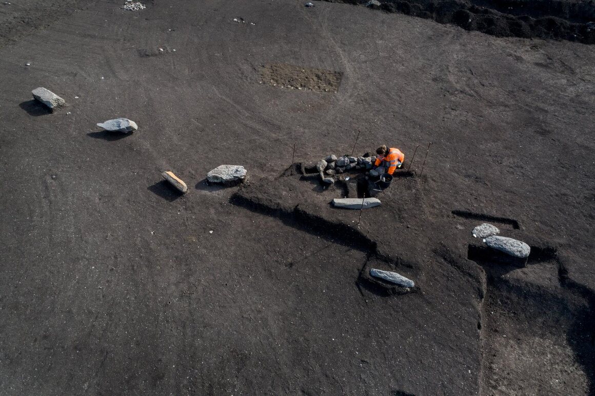 The stones at Puy-de-Dôme were carefully aligned across 500 feet.