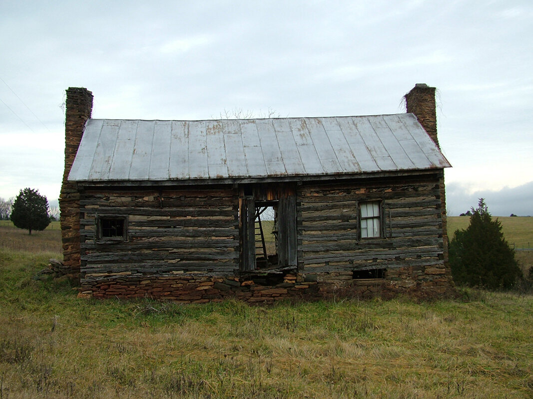 A slave house at Ivy Cliff in Bedford County, Virginia. This site was documented by the Virginia Slave House Project, which chronicles the architecture of slavery in the commonwealth.