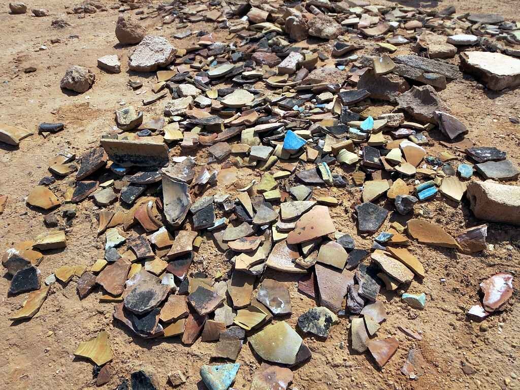 Potsherds are small, portable, and tempting.