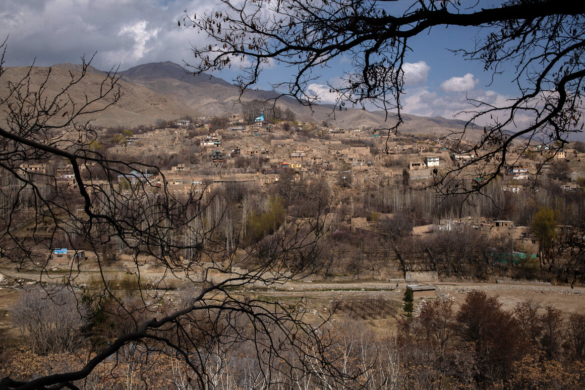 The town of Istalif is part of the Shomali Plain where Ahmadi and his family live. 