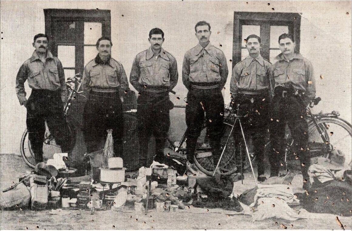 Hakim, Bhumgara, Nariman Kapadia, Bapasola, Keki Pochkhanawala and Gustad Hathiram (from left to right), called the 
