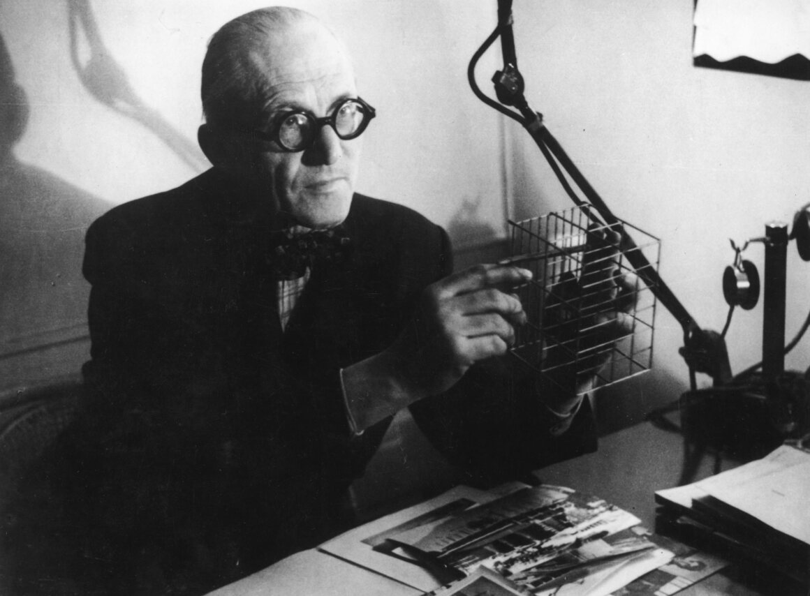 Swiss-born French architect Charles Edouard Jeanneret assumed name Le Corbusier, and was a proponent of utopian modernist architecture.
