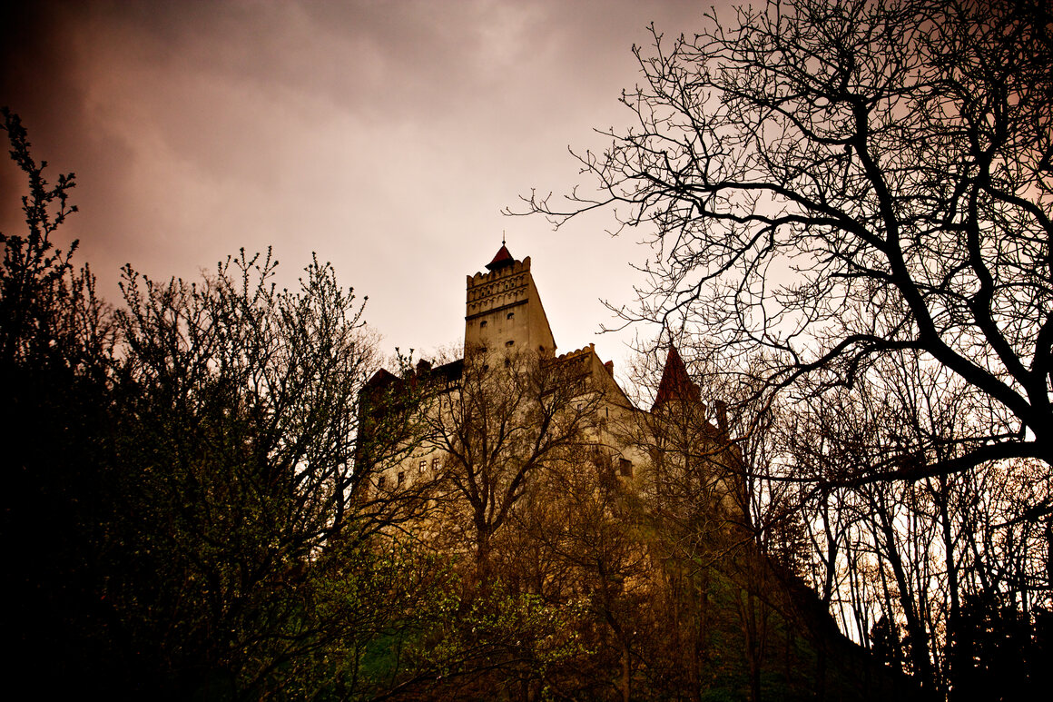 Romania's Bran Castle has long been associated with the vampire myth.
