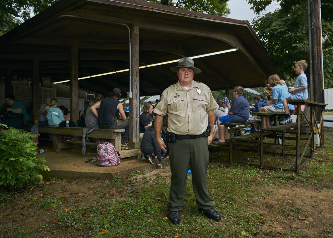 Ranger Shawn Hughes, who grew up near the marble yard, now organizes the National Rolley Hole Marbles Championship.
