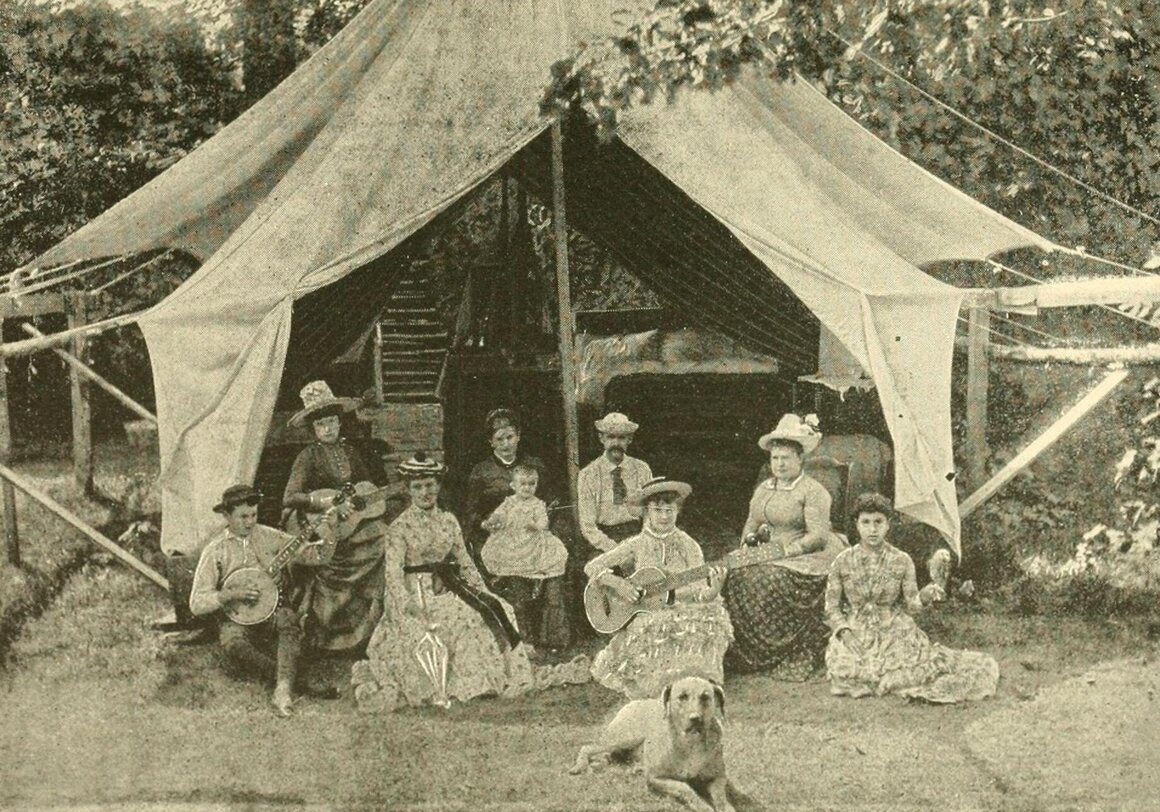 Lily Dale began as a tented summer retreat for Spiritualists in 1879.