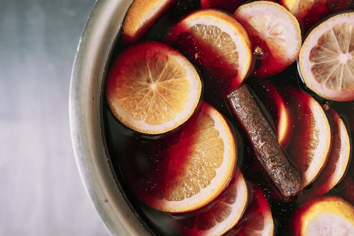 The resulting punch is a warming blend of sweetness and spice.