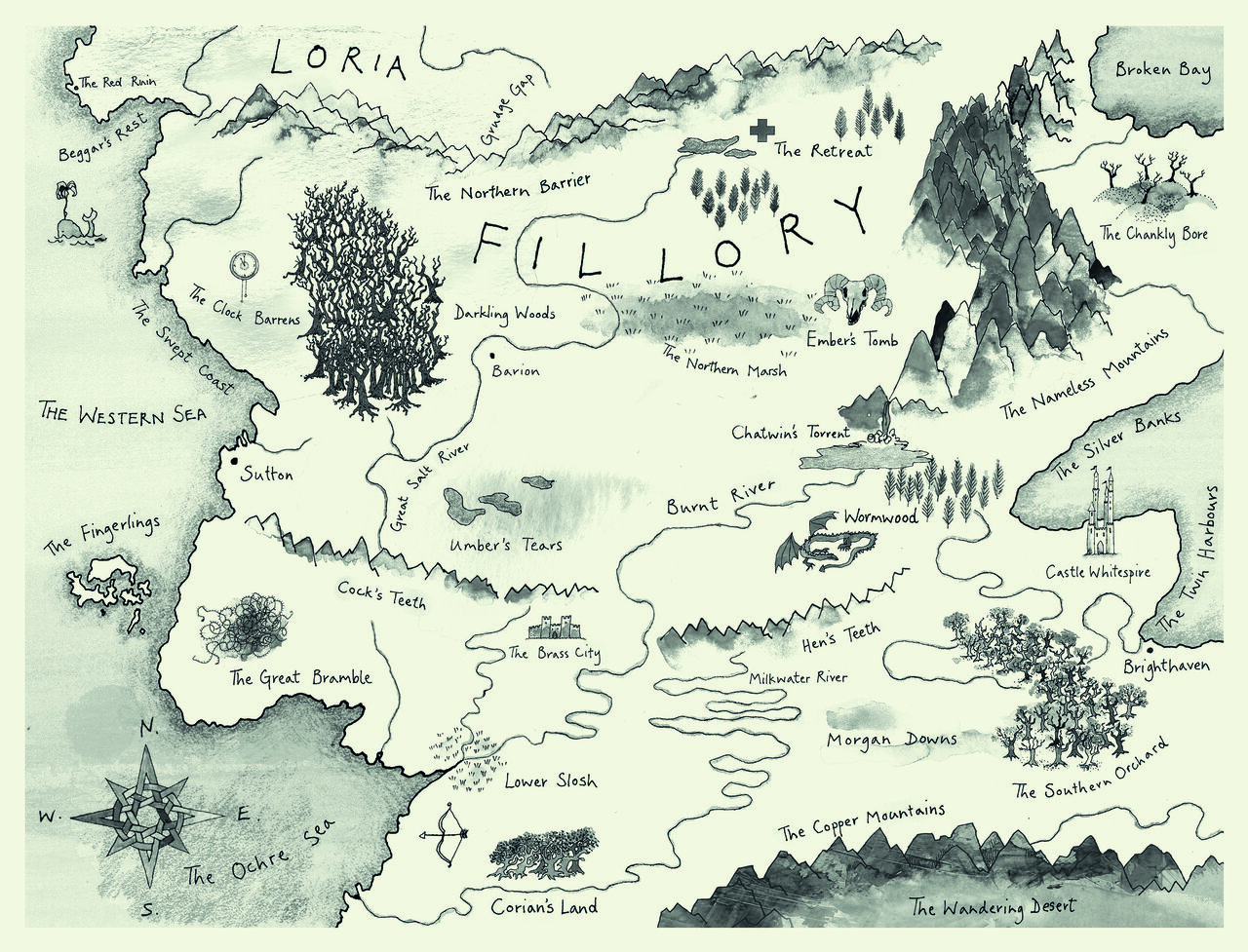 how to draw a fantasy map How Writers Map Their Imaginary Worlds Atlas Obscura