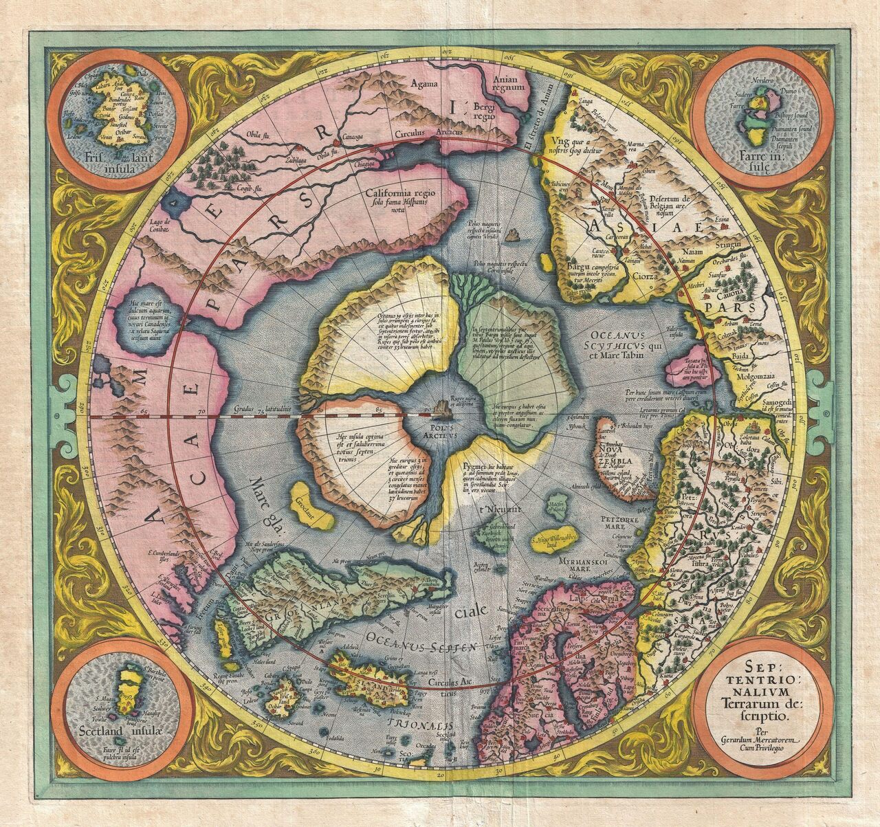 The Mysteries Of The First Ever Map Of The North Pole Atlas Obscura