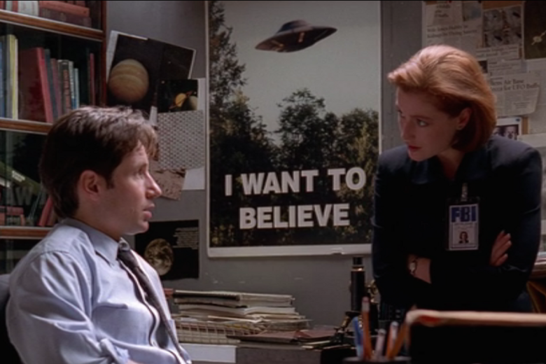 Object of Intrigue: The X-Files' 'I Want to Believe' Poster ...