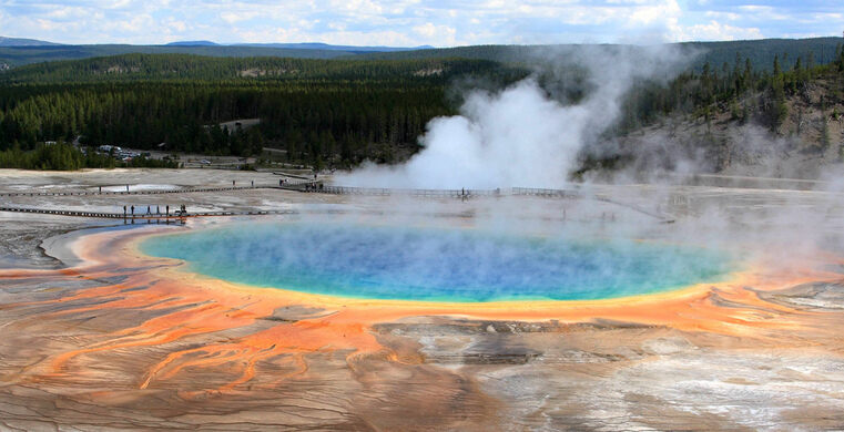 Image result for Grand Prismatic Spring, Wyoming