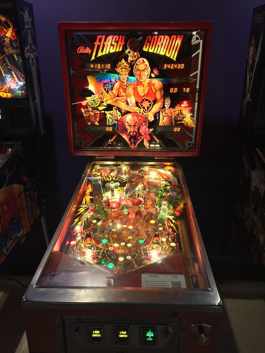 Pinball Parlor at MOM's Organic Market - College Park, Maryland - Gastro Obscura