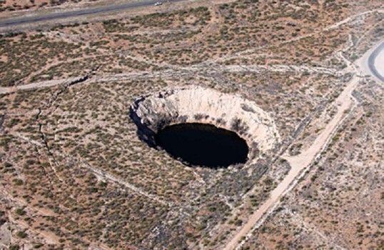 Wink Sink Winkler County Texas Atlas Obscura