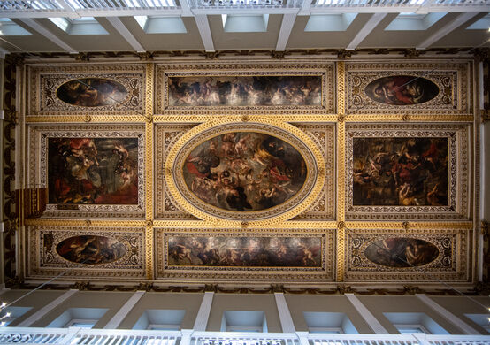 Rubens Ceiling At The Banqueting House London England Atlas
