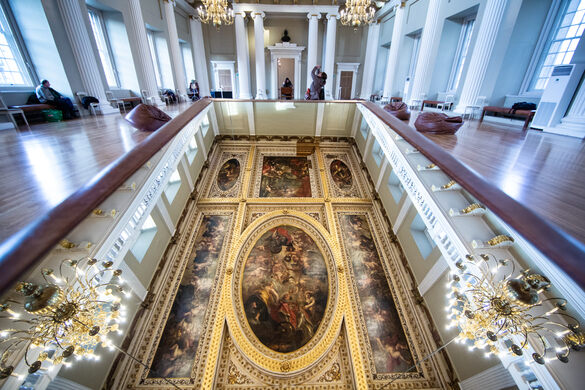 Rubens Ceiling At The Banqueting House London England Atlas