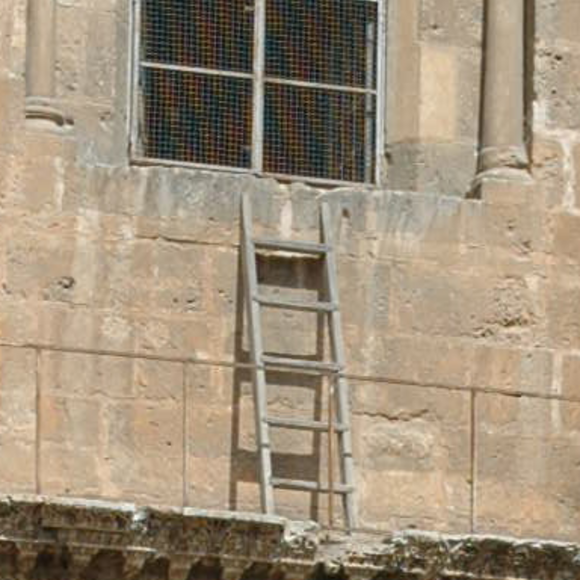 Immovable Ladder on the Church of the Holy Sepulchre