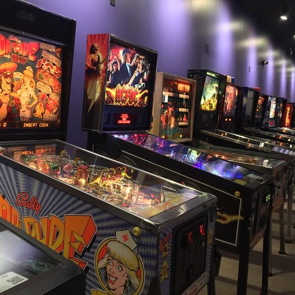 Pinball Parlor at MOM's Organic Market - College Park, Maryland - Gastro Obscura