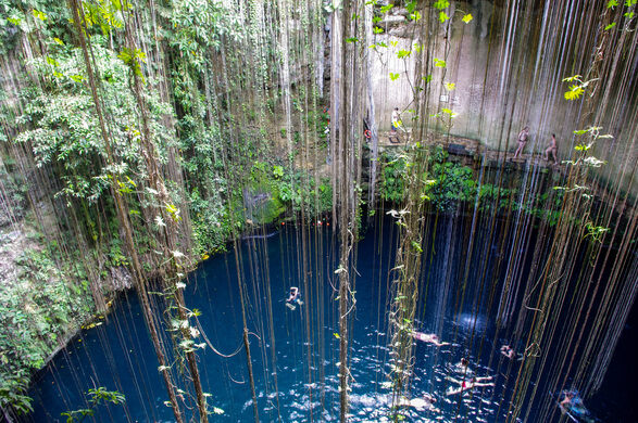 Cenote Ik Kil Xcalacoop Mexico Atlas Obscura