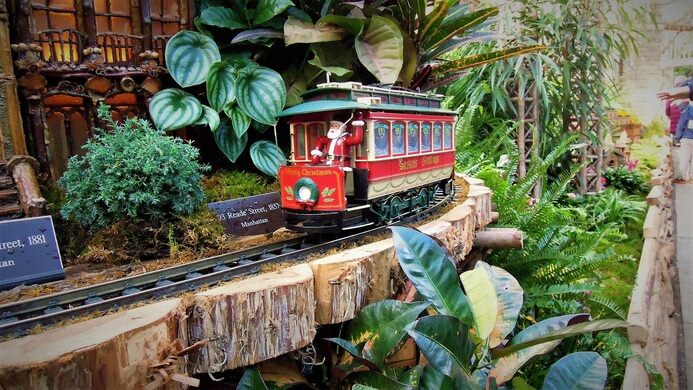 Holiday Train Show At New York Botanical Gardens Bronx New York