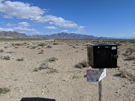 The Black Mailbox Alamo Nevada Atlas Obscura