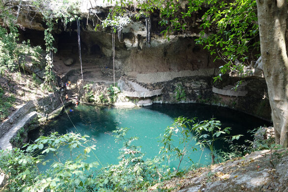 Cenote Zaci Valladolid Mexico Atlas Obscura