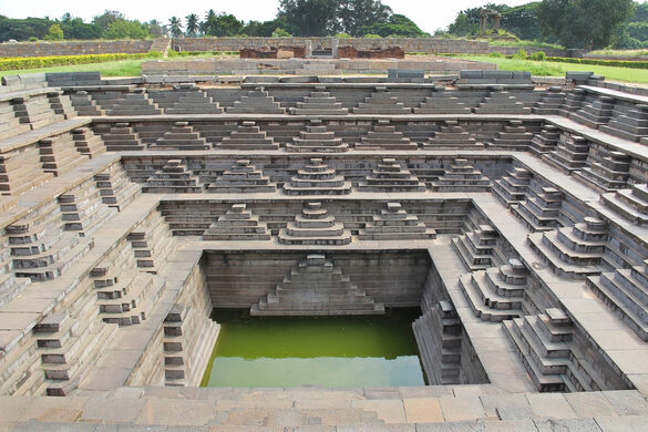 Image result for water infrastructure of hampi
