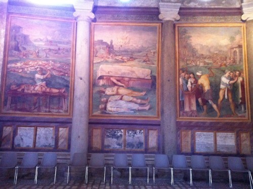 The Martyr Murals at Santo Stefano Rotondo - Rome, Italy 