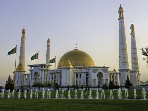 Türkmenbaşy Ruhy Mosque - Ashgabat, Turkmenistan - Atlas ...