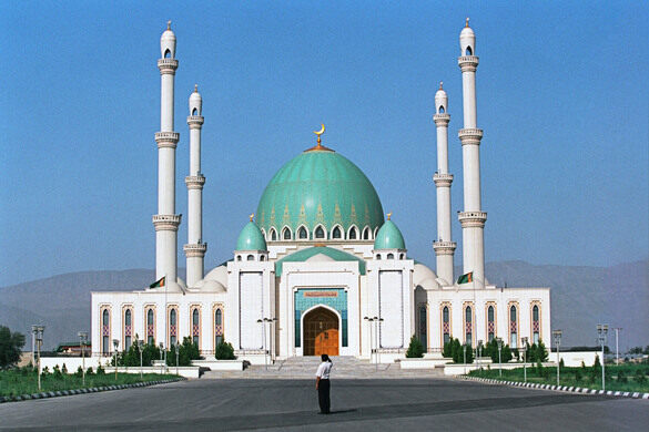 Saparmurat Hajji Mosque - Gokdepe, Turkmenistan - Atlas ...