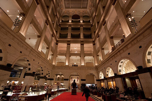 Interior of The Wanamaker Building