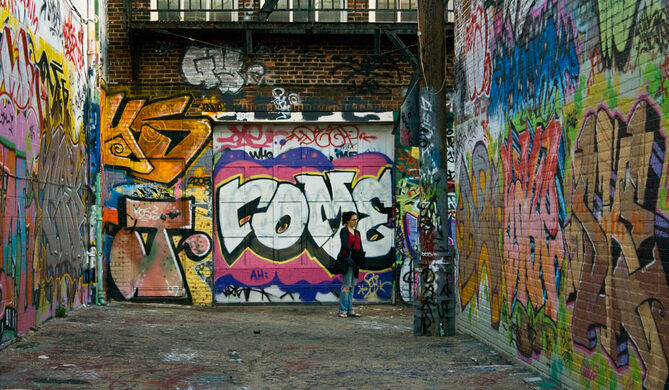 Graffiti Alley Baltimore Maryland Atlas Obscura