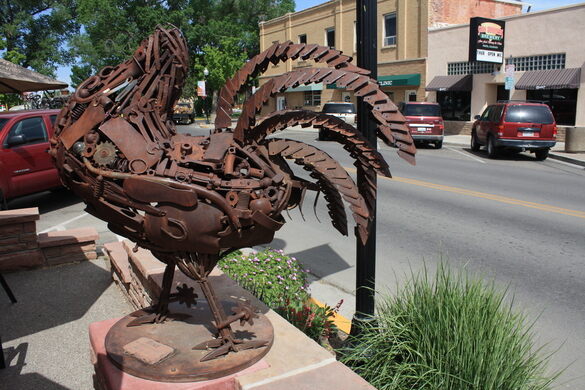 'Mike the Headless Chicken' Sculpture Fruita, Colorado