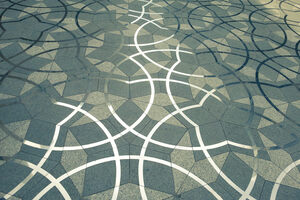 Penrose Paving at the Mathematical Institute in Oxford, England