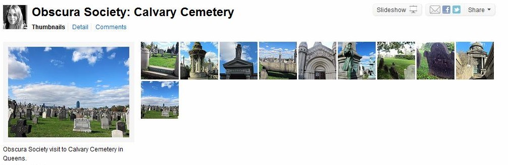 Obscura Society Calvary Cemetery